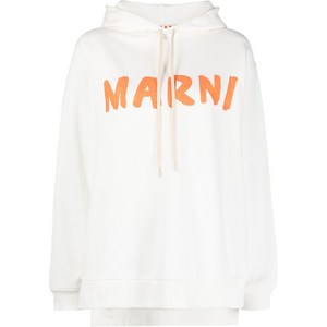 마르니 마르니 로고 프린트 후디