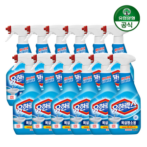 유한락스 욕실청소용 세정제, 600ml, 12개