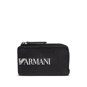 엠포리오아르마니 로고 장식 집업 카드홀더