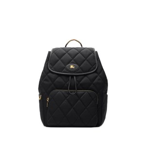 버버리 퀼팅 레더 트리밍 백팩