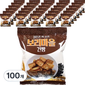 금풍제과 검은콩 깨 보리 보리마을 건빵, 30g, 100개