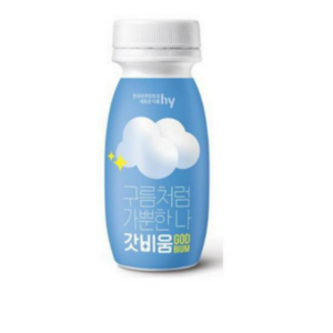 한국 야쿠르트 갓비움 장건강 맛있는 유산균 프리바이오틱스 오리지널 푸룬 5+, 100ml, 6개