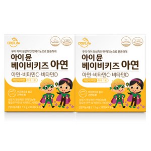 데이라이프 아이 뮨 베이비키즈 아연 X 2박스, 49.5g, 2개