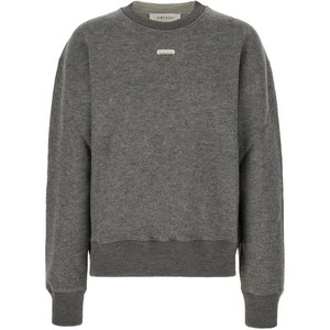 알렉산더맥퀸 logo-plaque sweater, 그레이계열, Standard L