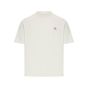 스톤 아일랜드 컴퍼스 로고 레귤러 티셔츠, 베이지계열, Standard XL(KR 105)