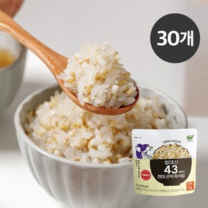 한채원 밥대신 43 칼로리 100g당 39kcal 현미 곤약 즉석밥 저칼로리 저당 곤약밥, 30개, 110g