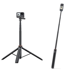 FLYMILE 140cm 액션캠 삼각대 셀카봉 DJI 오스모 360/액션 6/액션 5 프로/포켓3 인스타360 X5/X4 고프로13 브이로그 촬영 액세서리