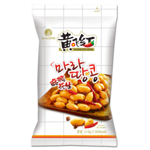 복원 황비홍 마라땅콩 안주 과자 땅콩스낵 간식 210g