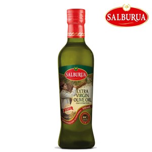 살부루아 엑스트라버진 올리브오일 100% 유리병포장 냉압착방식 스페인산, 500ml, 1개