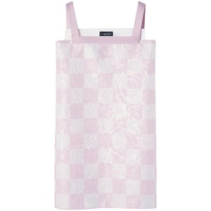 베르사체 체크 프린트 미니 드레스