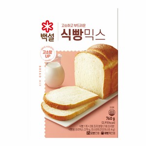 백설 식빵 믹스, 760g, 10개