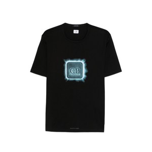 C.P.컴퍼니 그래픽 반소매 티셔츠, 블랙계열, Standard XL