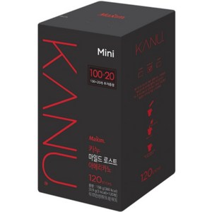 카누 콜롬비아 블렌드 마일드 로스트 아메리카노 원두커피믹스, 120개입, 1개, 0.9mg