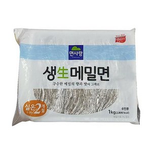 면사랑 생 메밀면 6인분, 1kg, 5개