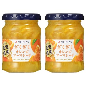 메이지야 과실 실감 서벅서벅 오렌지 마멀레이드 잼, 150g, 2개