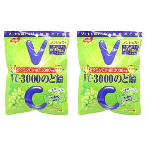 노벨 VC-3000 목캔디 머스캣맛, 90g, 2개