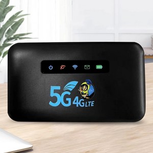 휴대용 5G Mifi 라우터 150Mbps 4G LTE 와이파이 리피터 무선 포켓 모바일 핫스팟 내장 3000Mah SIM 카드 슬롯, 2.USB Dongle, 1개