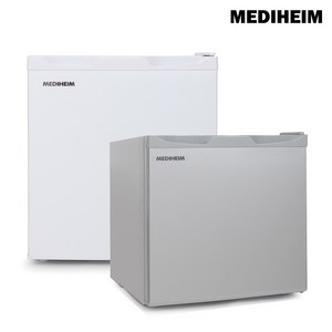 메디하임 냉장고 MHR-50G 화이트/실버 사무실 소형 원룸 미니 컴프레셔3년무료AS, 실버