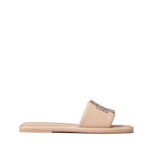 토리 버치 더블 T 데코 스포츠 슬라이더 샌들, US 8.5(KR 255), 핑크계열