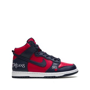 나이키 나이키 X 슈프림 SB 덩크 하이 스니커즈, US men 11(KR 290), 블루계열+레드계열