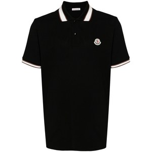 몽클레르 로고 패치 폴로 셔츠