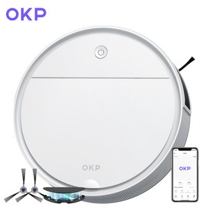 OKP 초소형스마트 로봇청소기 K5Pro 흡입+물걸레 동급 최강 가성비 APP 한국어 지원