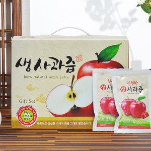 보성식품 NFC 저온착즙 생사과즙 100ml x 60포, 6L, 60개