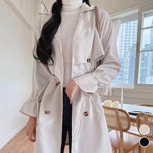 인플리에 빅사이즈 여성 봄 가을 자켓 코트