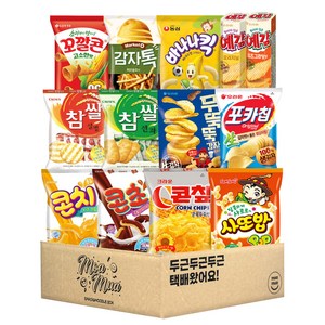 [모아무아] 인기스낵 밀가루 제로 과자세트 13종, 1개