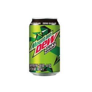마운틴듀 제로슈거, 355ml, 24개