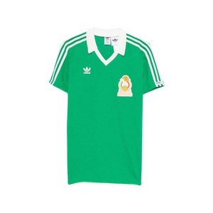 아디다스 V넥 스트라이프 티셔츠, 그린계열, M(KR 100)