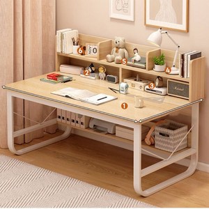 SeekFun 공부 사무용 게이밍 컴퓨터 책상 테이블 데스커 3단 100cm, 내추럴 100cm