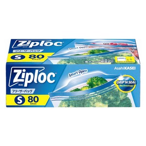 지퍼락 프리저 지퍼백, 소(S), 80개, 1개