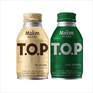 [제트스카이]맥심 티오피 스위트아메리카노 275ml 20개 + 맥심 티오피 마스터라떼 275ml 20개, 20세트