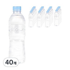 석수 무라벨, 500ml, 40개