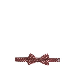 셀린느 실크 폴카 도트 보타이
