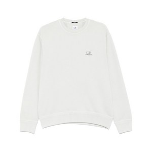 C.P.컴퍼니 로고 자수 스웨트셔츠