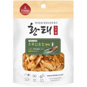 피니키 초록입홍합 황태 34g 5개 강아지간식 애견간식, 38g, 1개