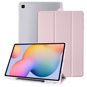 DANYCASE 펜 슬롯이 있는 스마트 태블릿 커버 투명한 경질 아크릴 커버 삼성 갤럭시 탭 케이스