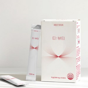 티뷰티 카페인없는 제로 칼로리 호박 팥 히비스커스 아르기닌 유산균 홍삼 차 14스틱, 1개, 14회분