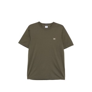C.P.컴퍼니 로고 패치 티셔츠, 그린계열, Standard L(KR 105)