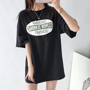 IWENTY 오버핏 박스 티 여성용 루즈핏 빅사이즈