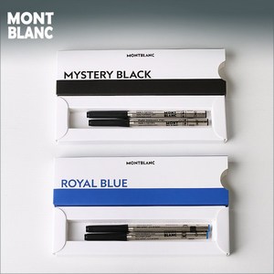 몽블랑 볼펜 리필심 볼펜심 116189 블랙 F / 116190 블랙 M / 128214 블루 M 정품 상자 2개입, 116189 블랙 F (가는심) * 2개입