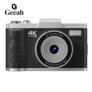 Geeah 하이엔드 디지털 카메라 6400w 고화질 휴대용 여행용 소형 64G메모리카드