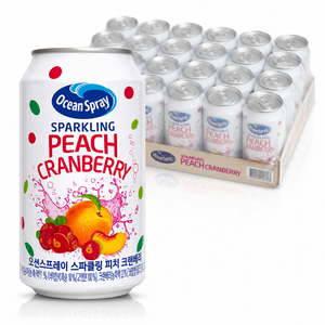 오션스프레이 스파클링 피치, 345ml, 24개