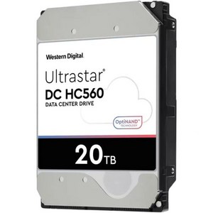 WD Ultasta DC HC560 WUH722020ALE6L4 20TB 하드 드라이브 - 3.5 내장 SATA [SATA/600] 기존 자기 기록[CMR] 방법