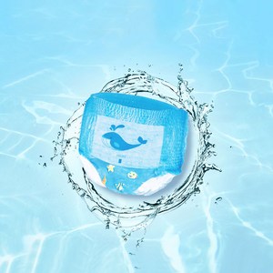 [기한임박]아라칸 아기 물놀이 방수 기저귀 3개입 3세트 총 9매, L, 대형(L), 2세트