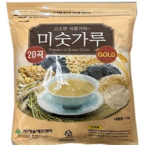 청솔 20곡 미숫가루 1kg 1BOX (10개입), 10개