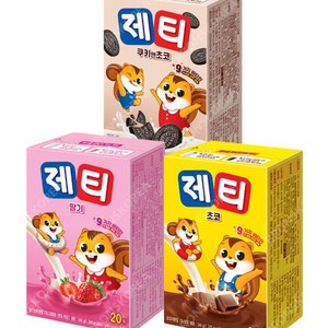 동서 제티 쿠키앤쵸코 20T+초코렛 20T +딸기 총 60T, 1개