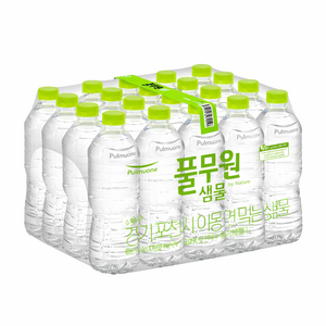 풀무원샘물 생수 무라벨, 330ml, 40개